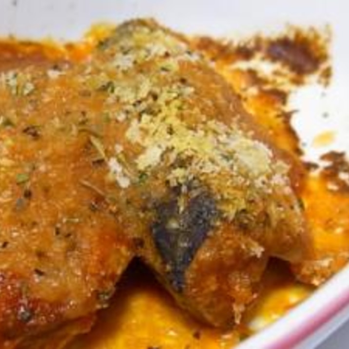 簡単おつまみ いわしトマト煮の香草パン粉焼き レシピ 作り方 By ぷちとま3195 楽天レシピ 簡単おつまみ いわしトマト煮の香草パン粉焼き レシピ 作り方 By ぷちとま3195 楽天レシピ